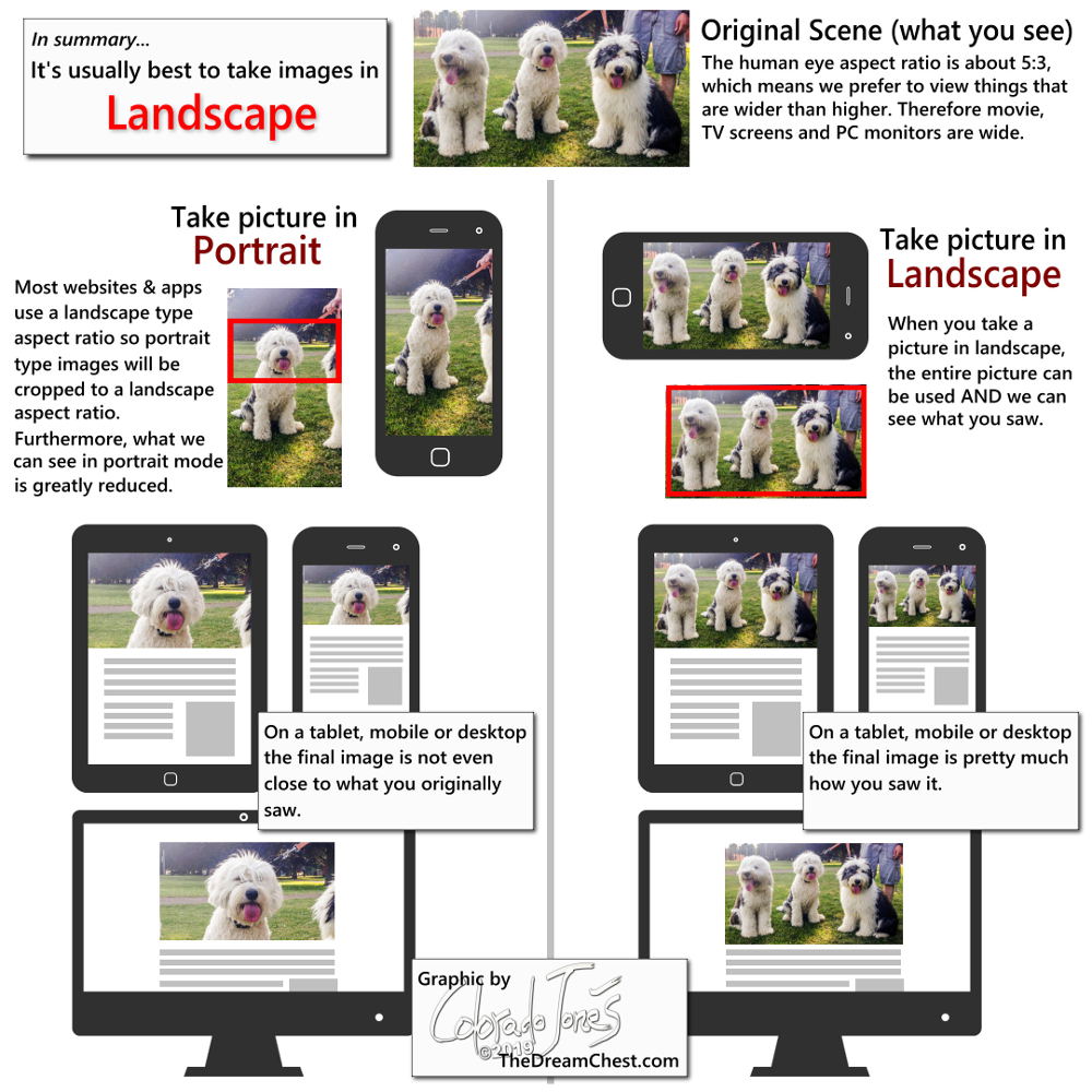 Mobile Device Photography Aspect Ratio Concerns